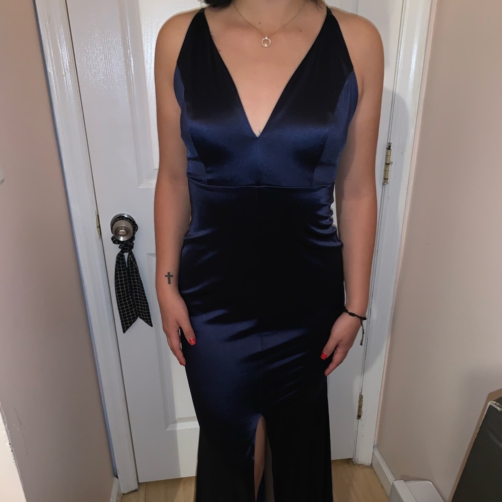 Blue dress